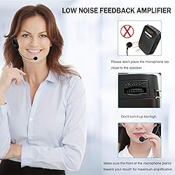 Portable Voice Amplifier Wireless & Wired Headset