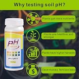 XLUX Soil pH Tester Kit 200 Tests, 4.5-9.0 Range for Plants & Garden view 2