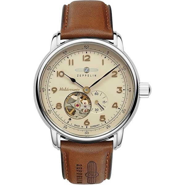 Amazon.com: Zeppelin 8166-1 Watch Automatic Open Heart LZ