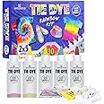 WINSONS Tie Dye Kit 5 Colors Permanent Fabric Dye Art Set for Kids Adults for School, Homemade Party, Creative Groups Activities, DIY Gift