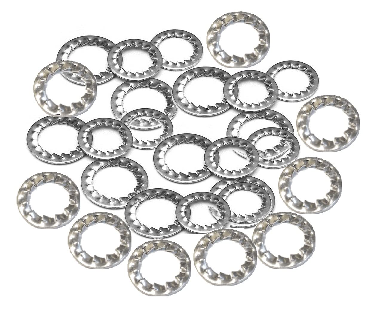 TERF® M4 Internal Overlap Lock Washer M4 (4mm) Steel Internal Overlap Serrated Lock Washer - Pack of 50