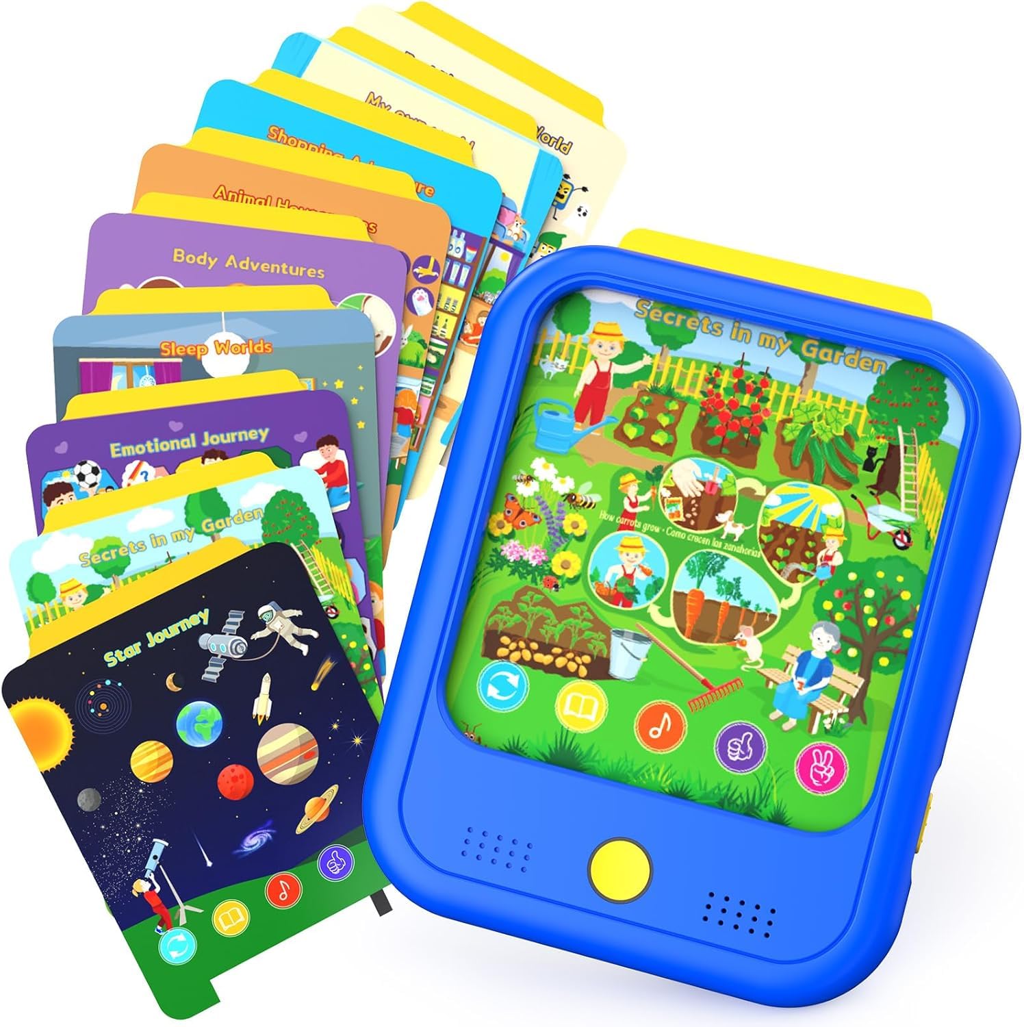 Kids Learning Tablet Educational Learning Pad for Toddlers 2-5 to Learn ...