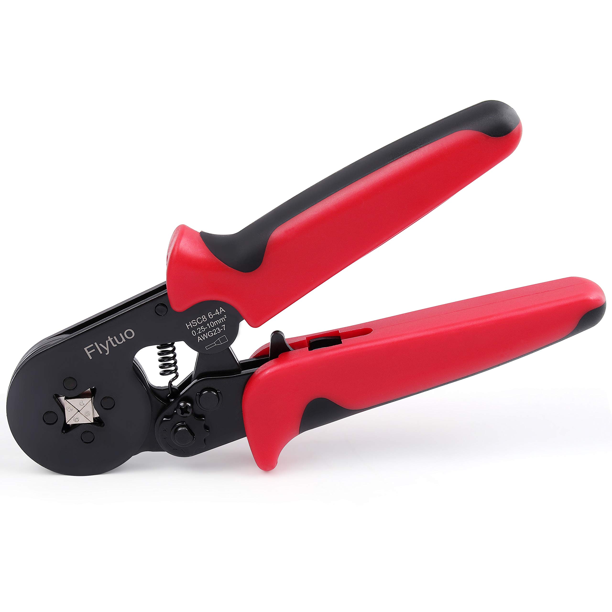 Flytuo Ferrule Crimping Tool,0.25-10mm² /AWG 23-7 Self-Adjustable Ratchet Wire Ferrule Crimper, HSC8 6-4A Premium Crimping Tool for Wire Terminals Cables End-Sleeves — image 1