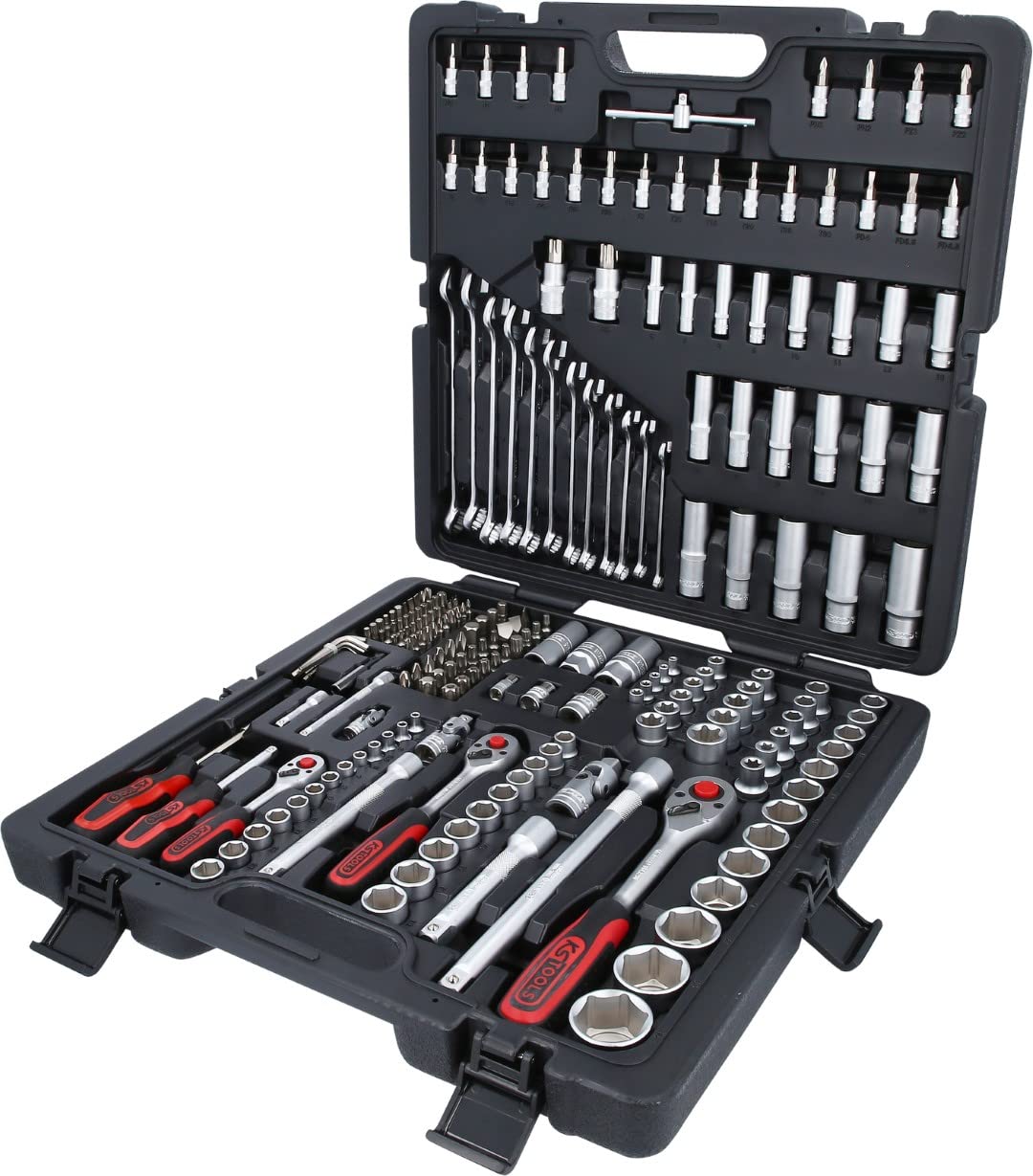 KS Tools 917.0216 1/4" + 3/8" + 1/2" Socket set, 216 pcs