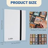 Lictin Trading Cards Album 396 Pocket 22 Pages Card Binder 18 Pockets/Page view 3