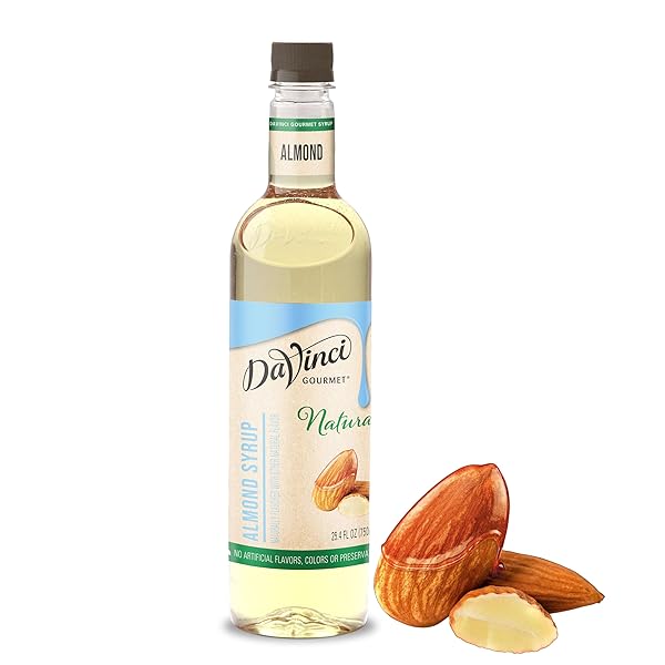 DAVINCI GOURMET NATURALS ALMOND SYRUP, 25.4 FLUID OUNCES...