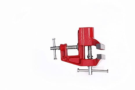 GLOBUS Cast Iron Baby Vice- (70 mm, Red)