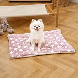 MICOOYO Dog Cat Crate Mat 2Pcs Fleece Bed Star Pattern 61x41 cm view 7