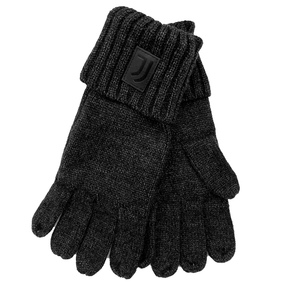 Juventus Unisex_Adult 133056 Cold Weather Gloves, Black, One Size