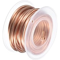 UCINNOVATE 99,9% Kupferdraht – 16 Gauge, 39m (1 Lb), Weich Und Flexibel, Für Schmuck, Elektrokultur & DIY