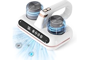 Xmart Bed Vacuum Cleaner 4-in-1 Cordless Mattress Vacuum Cleaner with 16Kpa Strong Suction Low Noise Suitable for Dust, Pet H