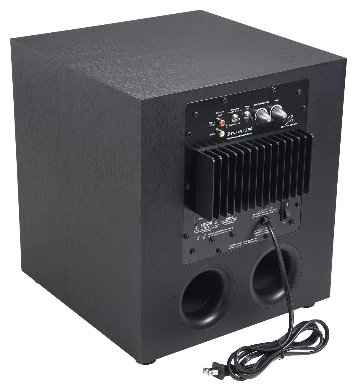 martin logan dynamo 500 popping