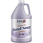 Sanit Antibacterial Foaming Hand Soap Refill - Advanced Formula with Aloe Vera and Moisturizers - All-Natural Moisturizing Hand Wash - Made in USA, Lavender, 1 Gallon