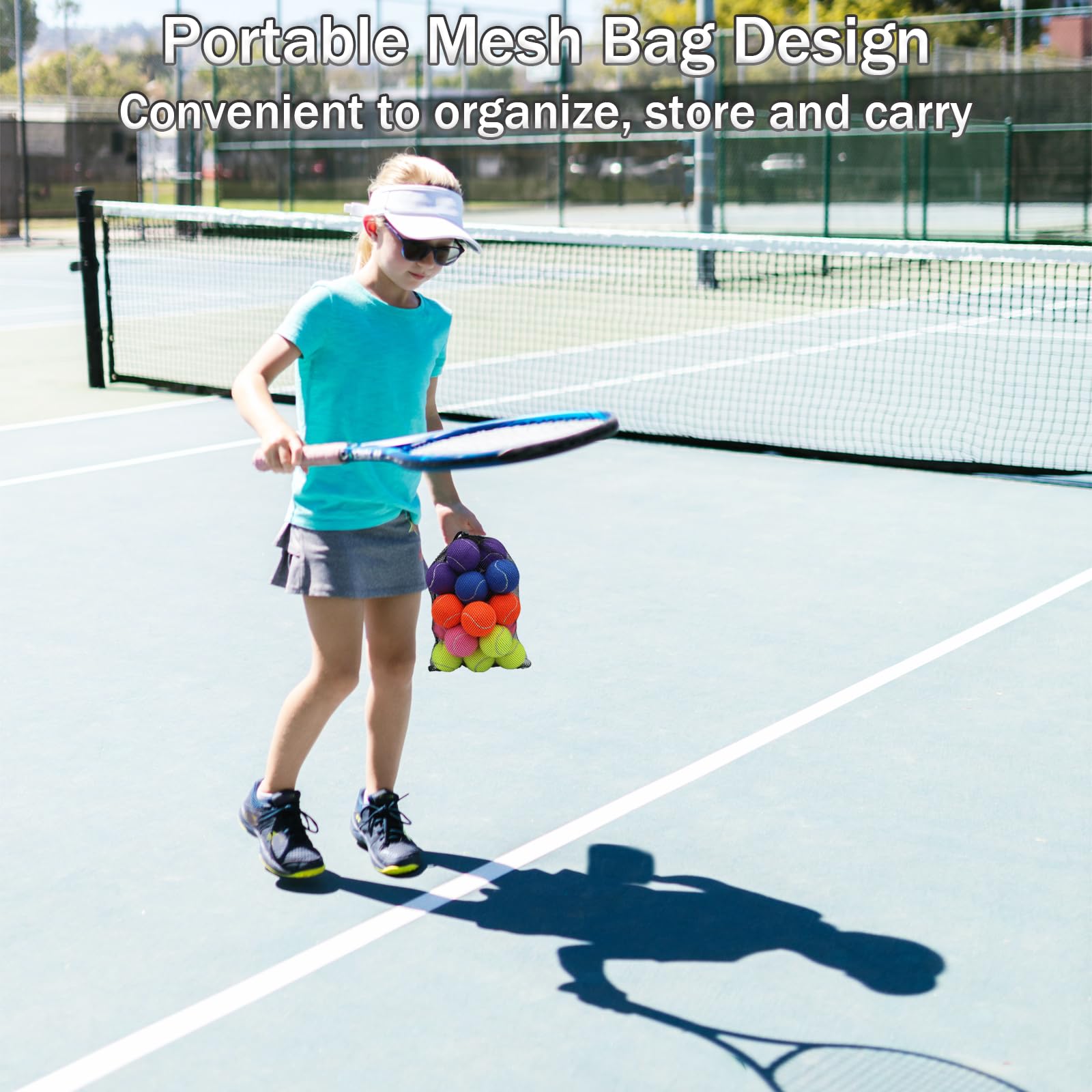 SHYUJAJIE Tennis Balls, 20 Pack Training Tennis Balls,High Elasticity Practice Tennis for Beginner, Exercise Playing Balls for Pet Dog