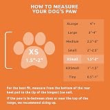 PAWZ Dog Boots Oranges - Natural Rubber, Biodegradable, Waterproof view 3