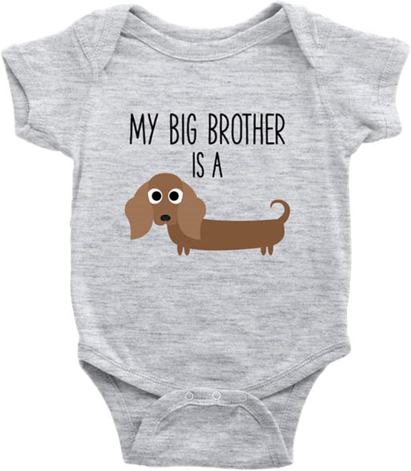 Toll2452 Dachshund Weiner Dog Baby Bodysuit Baby Romper Dog Lover One