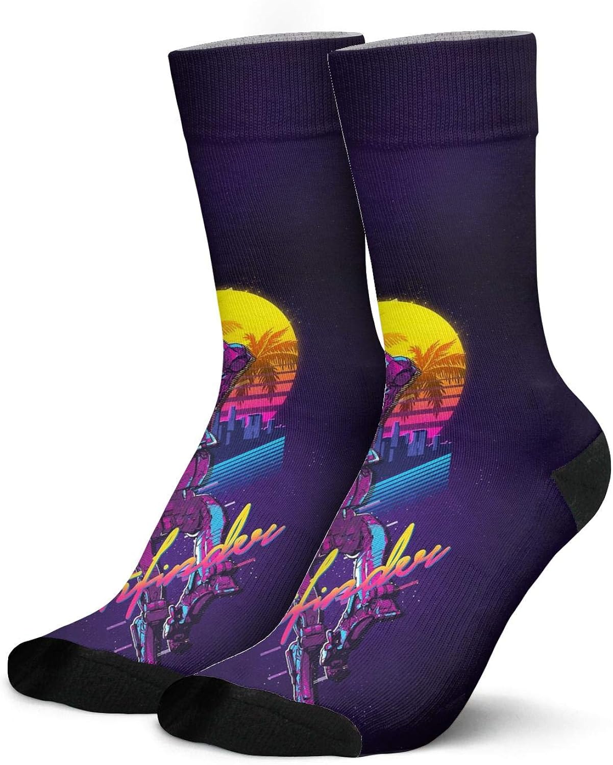 Men Sock 100 Cotton Comfortable Casual Design ApexLegendsPathfinder