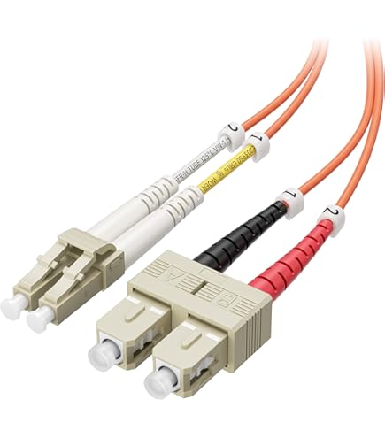 Amazon.com: FCD LC-LC OM1 Fiber Patch Cable - 10Gb Duplex 50/125µm