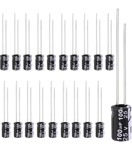 Amazon.com: Nichicon Set of 10, 105°C Electrolytic Capacitor 180uF