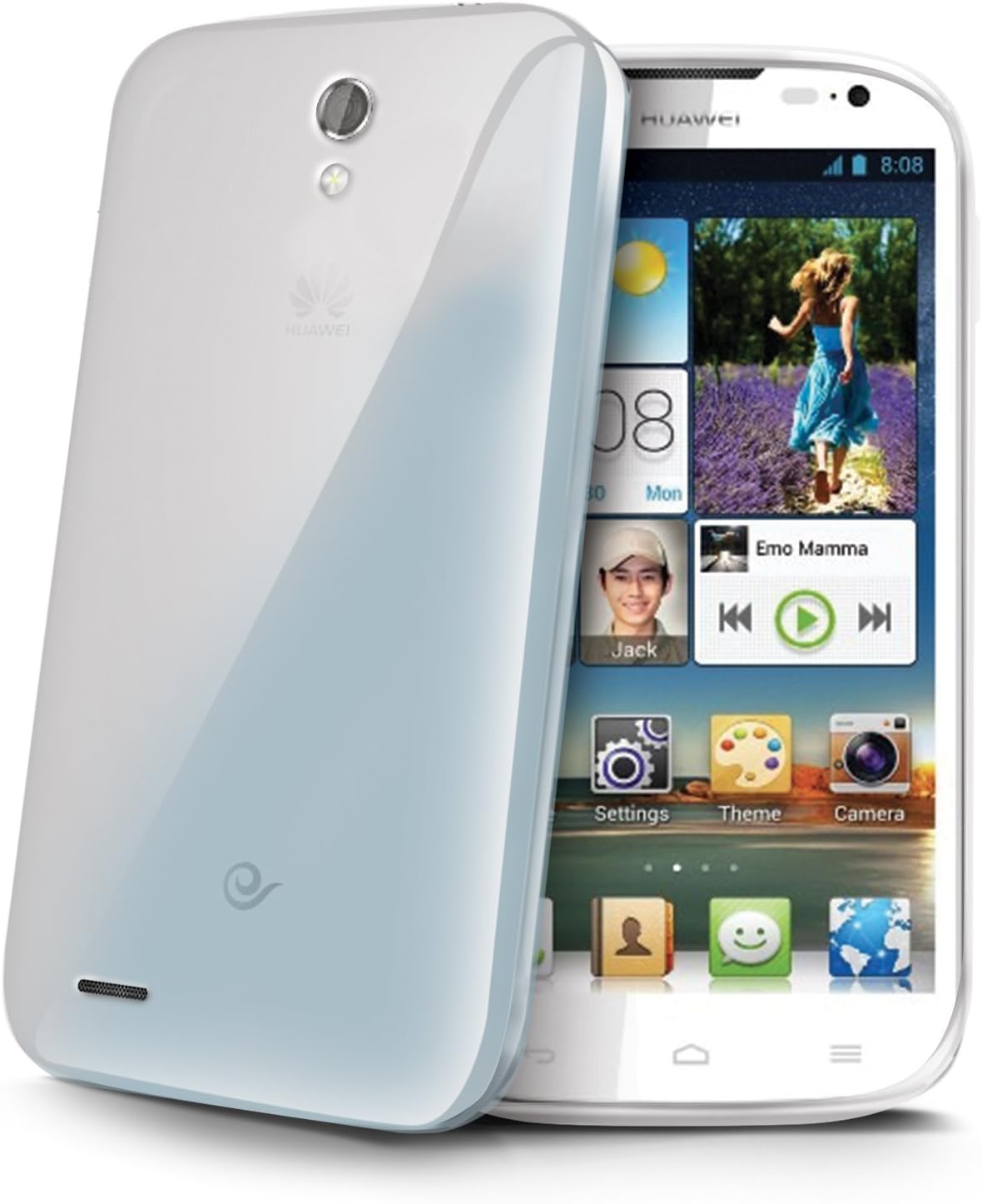 Celly Gelskin Soft and Flexible Cover for Huawei Ascend G610 - Transparent