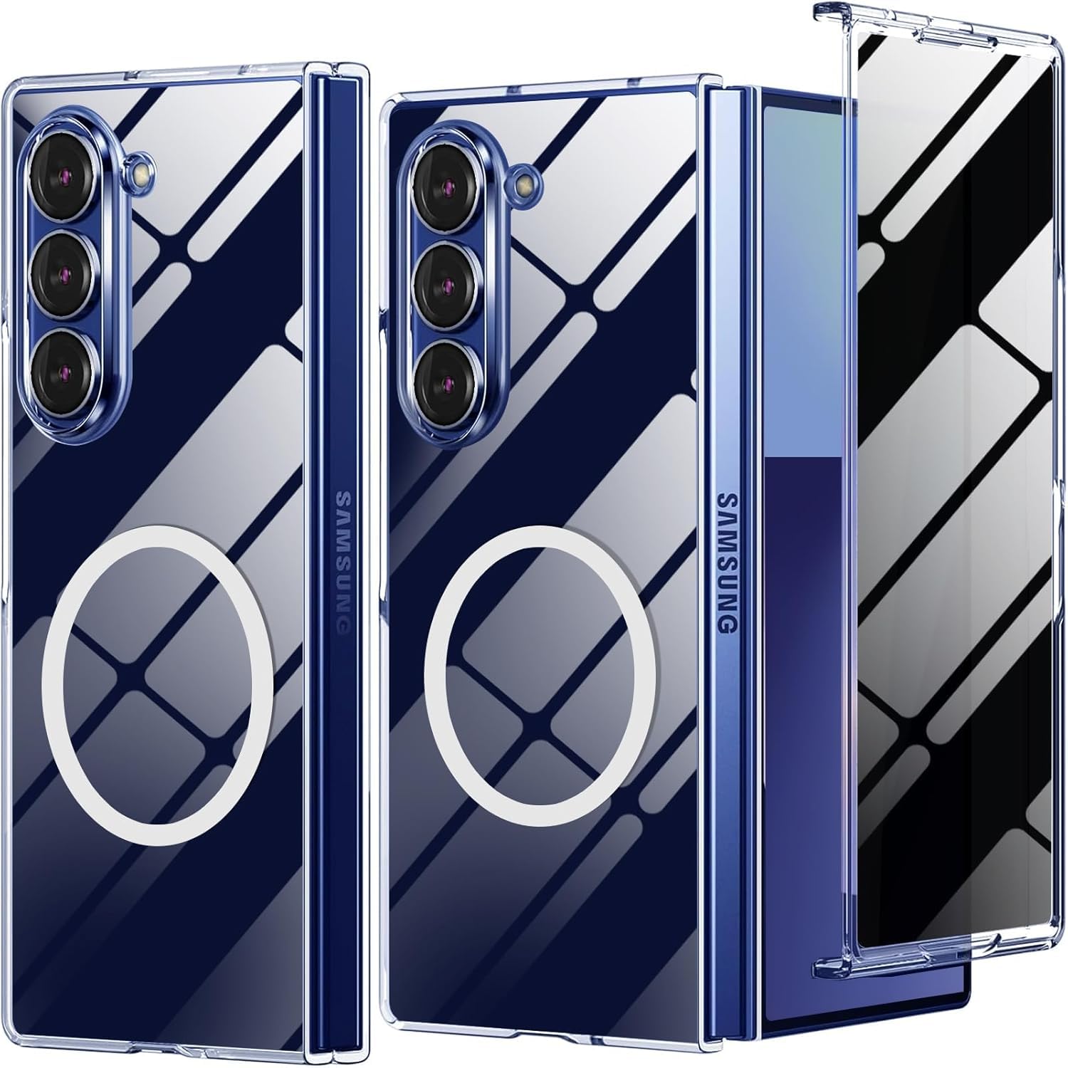 for Galaxy Z Fold 7 Magnetic Case with Privacy