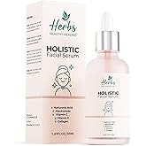 Holistic Facial Serum – Hydrating Value Pack 1.69 Fl Oz with Hyaluronic Acid 10%, Niacinamide 5%, Vitamin C & E, Collagen – Multi-Depth Moisturizing & Plumping Serum for Smooth, Radiant Skin