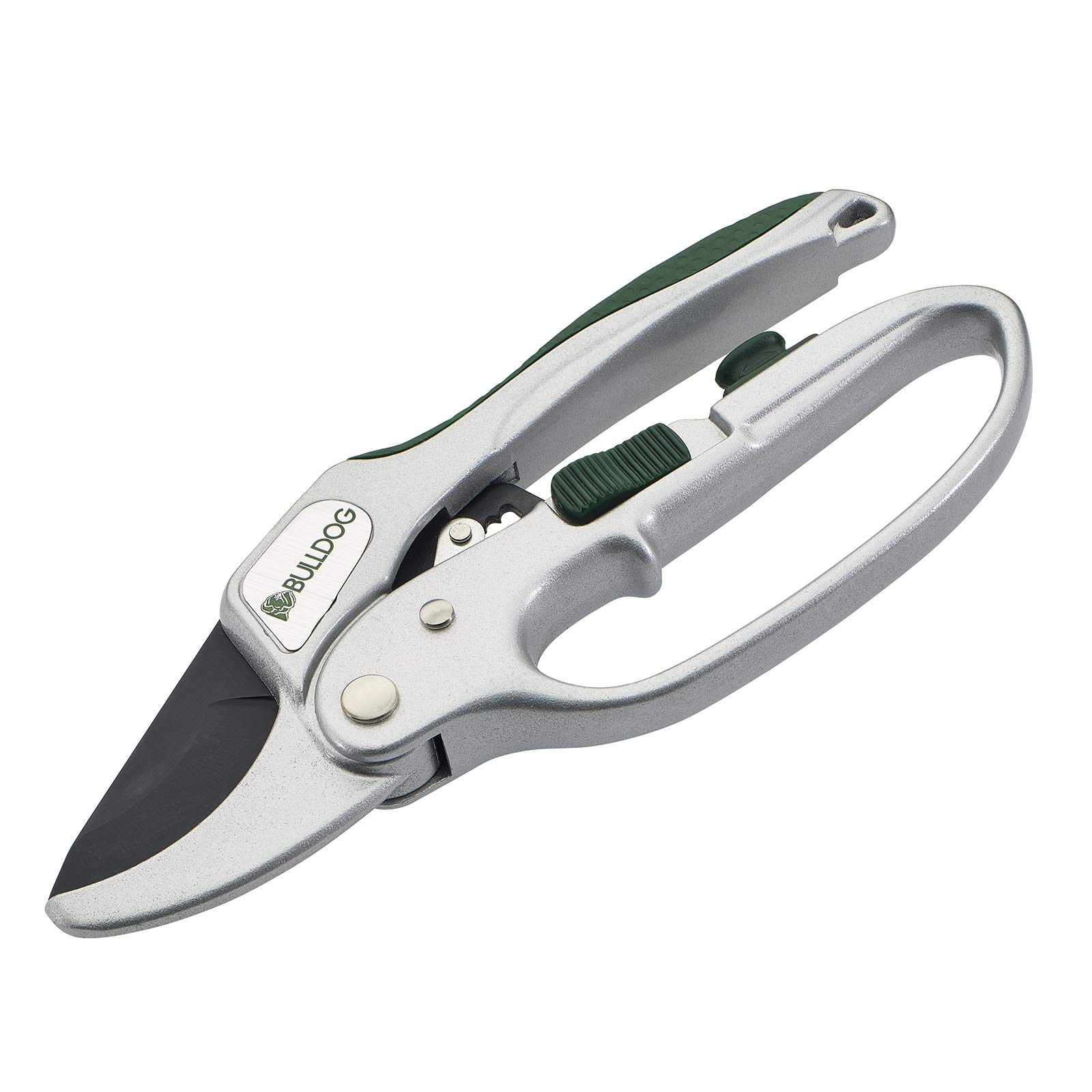 Bulldog BD31303 Premier Ratchet Pruners, Silver