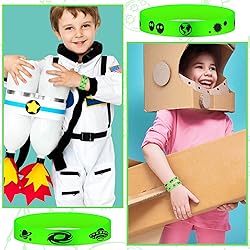 Patelai 48 Pcs Halloween Bracelets Ghost Alien