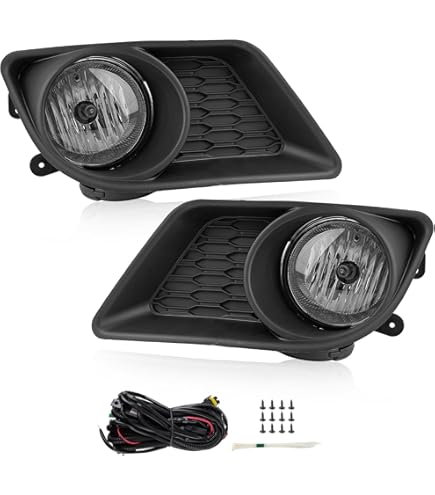 Amazon.com: MOTOKU Front Driver and Passenger Side Fog Light Cover for Dodge  Charger SRT8 2012-2014 : Automotive