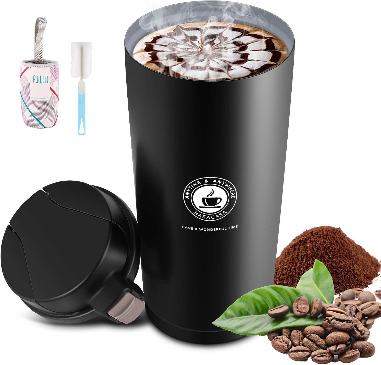 Travel Mug Coffee Travel Mug with Ceramic Coating, Reusable Coffee Cup