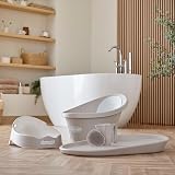 Shnuggle Newborn Bath Support Taupe 0-3 Months Soft Touch Backrest view 9