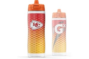 Gatorade Gx NFL Non-Slip Squeeze Bottles, 30 fl oz, Gx Hydration System