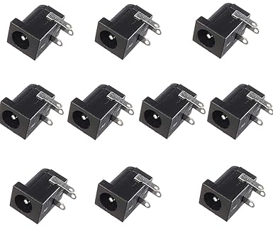 10x Conector Jack Dc Power Dc 005 Hembra 5 5x2 1mm Electronica Para Chasis Amazon Es Industria Empresas Y Ciencia