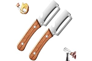2PCS Multifunctional Vegetable Peeler, Ultra-Sharp Potato Peeler with Eye Remover, Pro Stainless Steel Kitchen Peeler Tool, E
