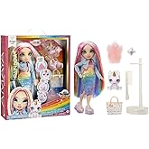 Rainbow High Amaya (Rainbow) with Slime Kit & Pet - Rainbow 11” Shimmer Doll with DIY Sparkle Slime, Magical Yeti Pet and Fas