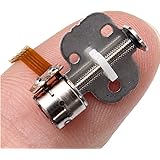 Icstation DC 5V 2 Phase 4 Wire Micro Stepper Motor Slider with 10mm Screw Leads (Pack of 4)