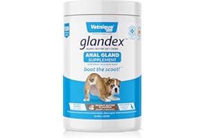 Glandex Anal Gland Soft Chew Treats with Pumpkin for Dogs Chews with Digestive Enzymes, Probiotics Fiber Supplement for Dogs 