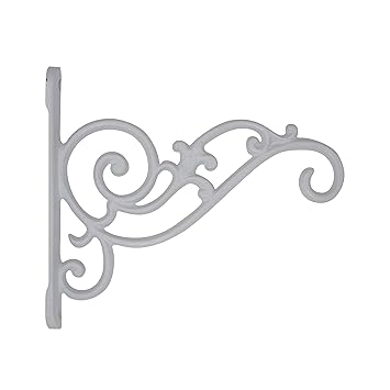 Gray Bunny Classic Victorian Wall Hook 8 Inches White For Bird