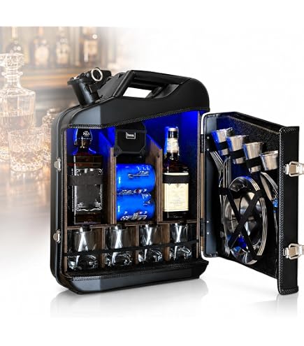 Amazon.com: Jerry can Mini Bar Free Engravement V1, Three Whisky
