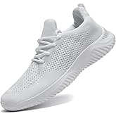 Wrezatro Men's Slip on Walking Shoes Ultra Light Breathable Non Slip Running Shoes Casual Fashion Sneakers Mesh Workout Sports