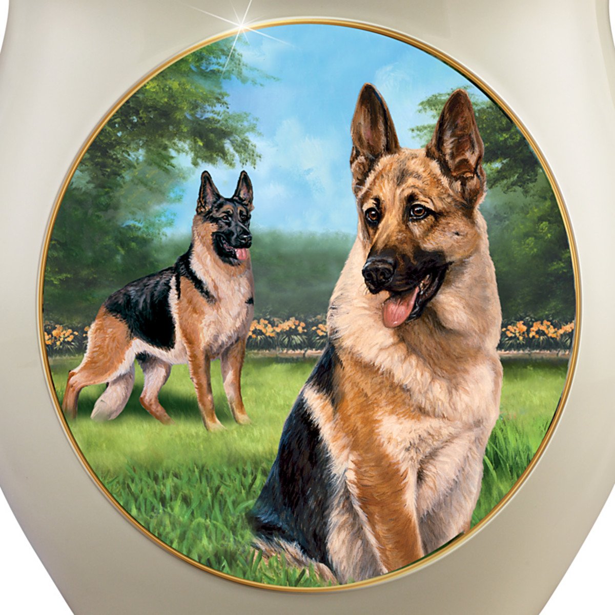 german shepherd cookie jar