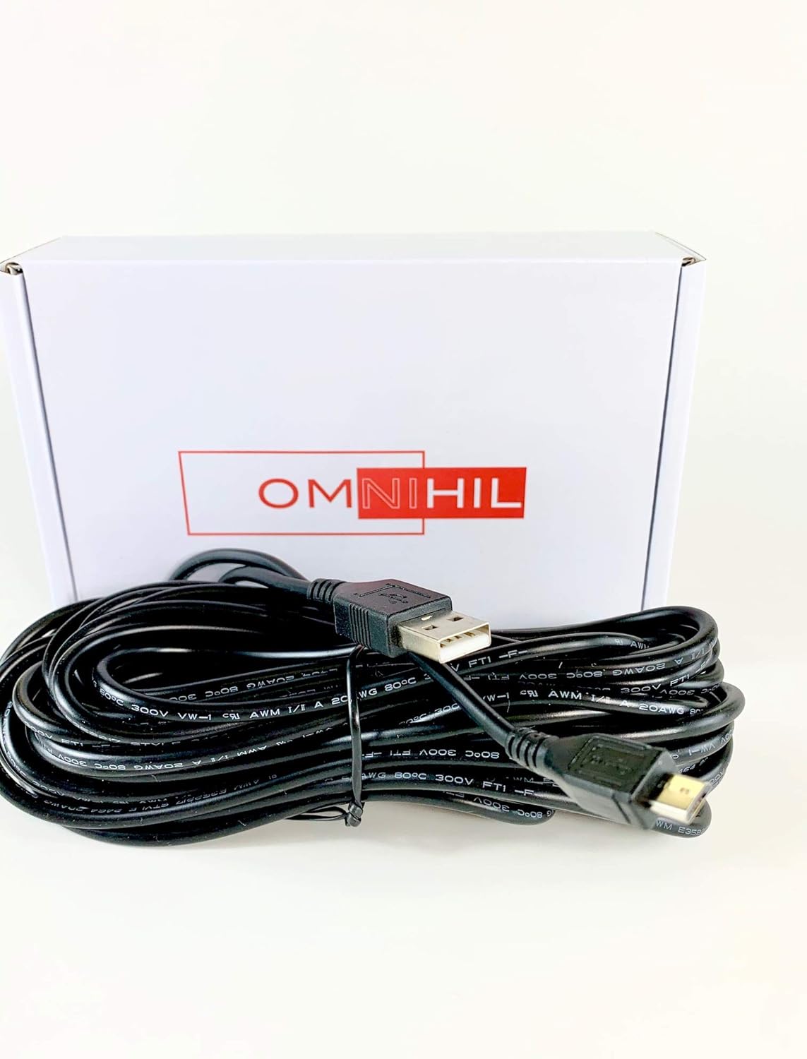 Omnihil Universal 30 Feet 2.0 High Speed USB Type A to Micro USB Cable 20AWG Max Power (Compatible with Many Models)