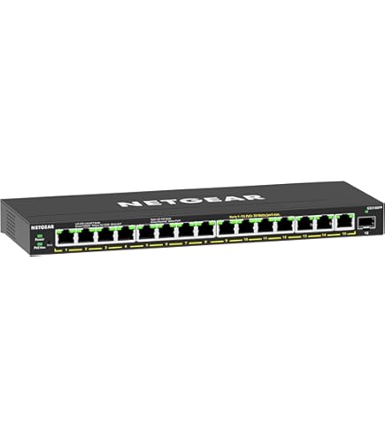 Amazon.com: NETGEAR ProSafe Plus JGS516PE - Switch - unmanaged - 8