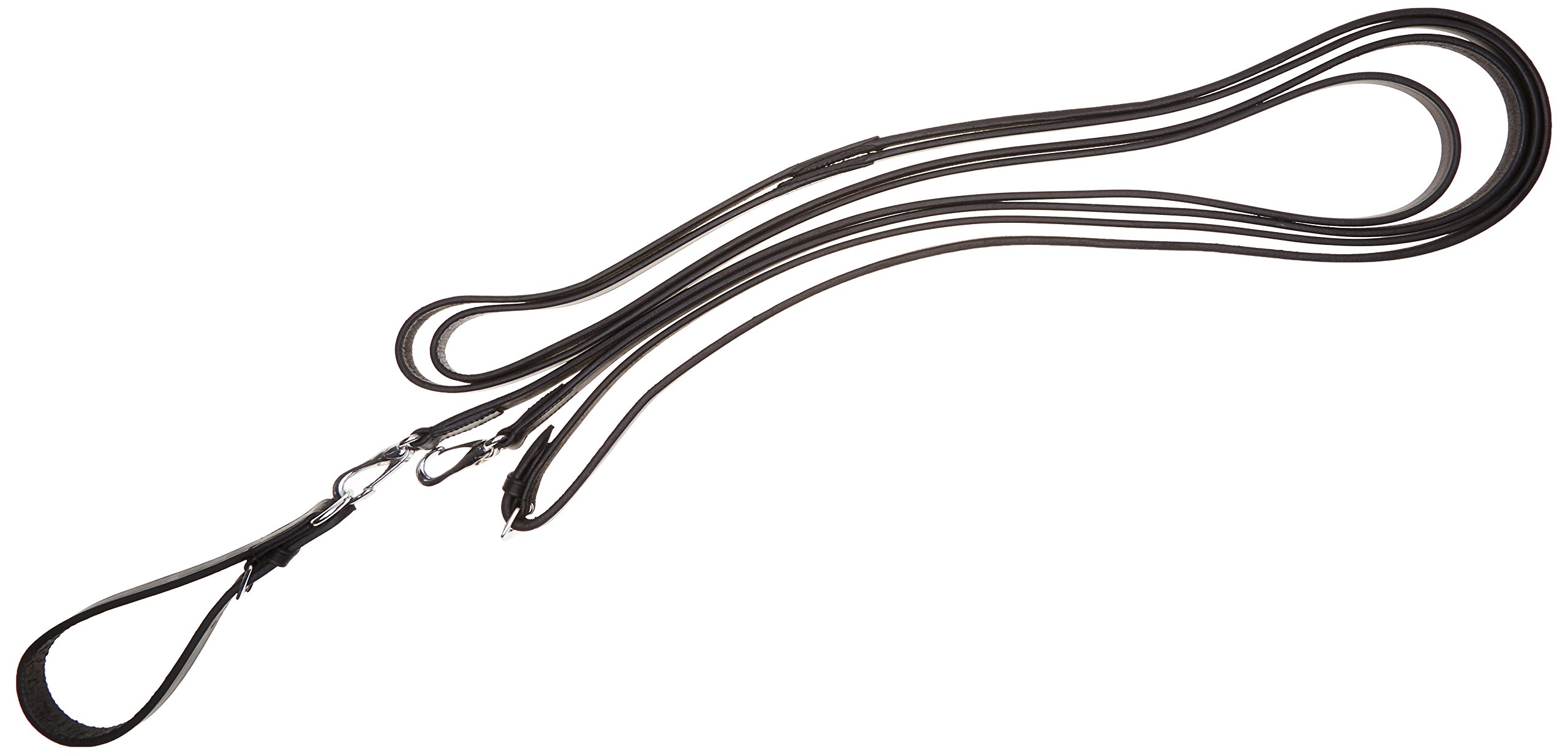 PFIFF 004412-60-1 Draw Reins Leather Black