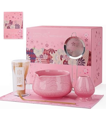 Amazon.com: ZENS Matcha Whisk Set, 5pcs Matcha Kit Set Includes