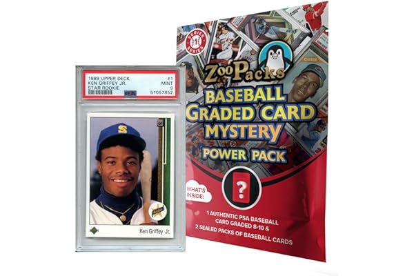 Zoo Packs MLB Baseball PSA Graded Card Mystery Power Pack - Amazon Exclusive