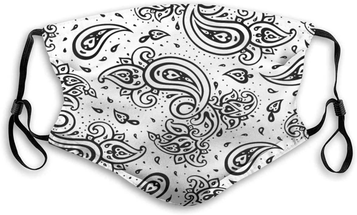 Mouth Masks for Dust Protection Anti Face Mask Washable Earloop Mask Activated Carbon Filter
