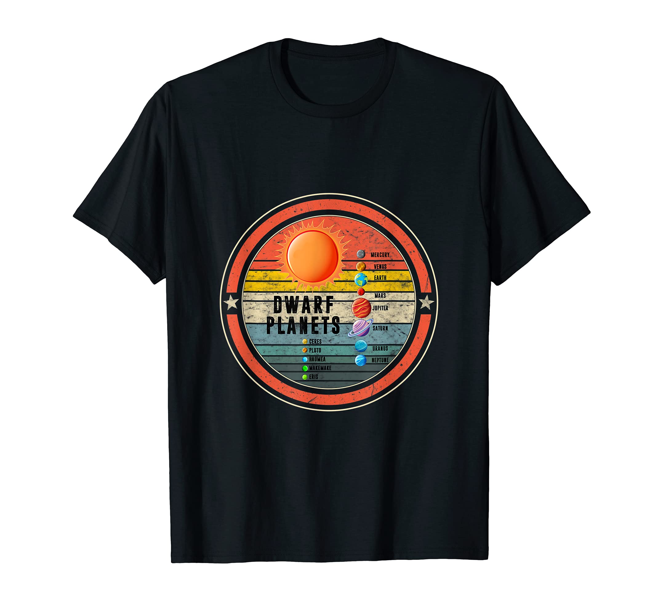 Dwarf Planets Science Space Solar Astronomy System Kids T-Shirt