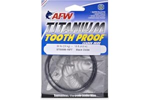 American Fishing Wire Titanium Tooth Proof Single Strand Leader Wire