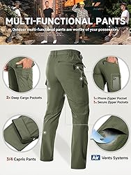 Moosehill Men's Hiking Cargo Pants Lightweight